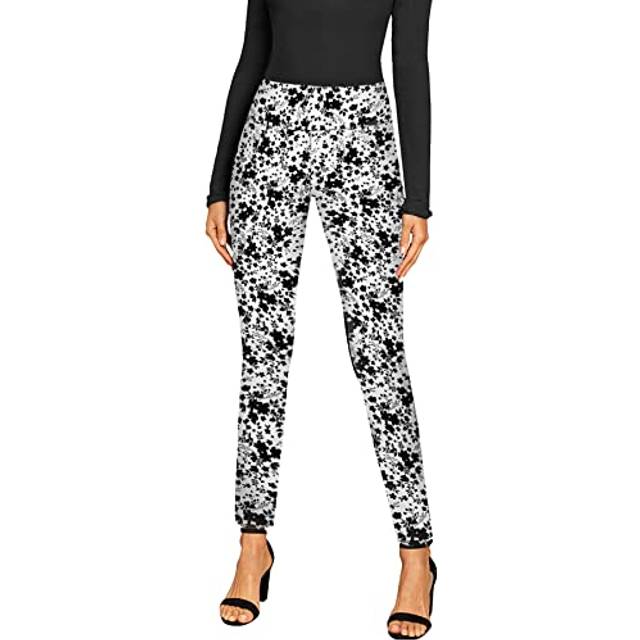 Hybrid Women Office Dressy Leggings Skinny Trousers with Print KP44972