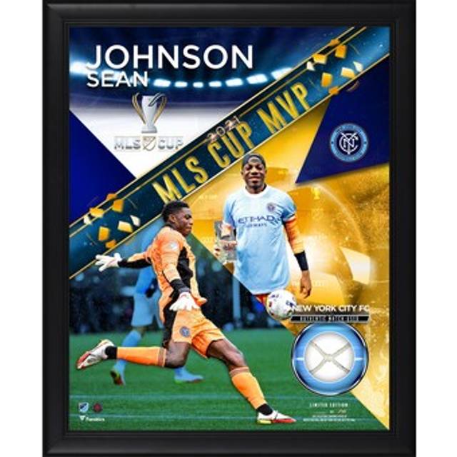 Sean Johnson New York City FC Framed 16" x 20" 2021 MLS Cup MVP Collage with a Piece of Match-Used Net - Limited Edition of 200 - No Size