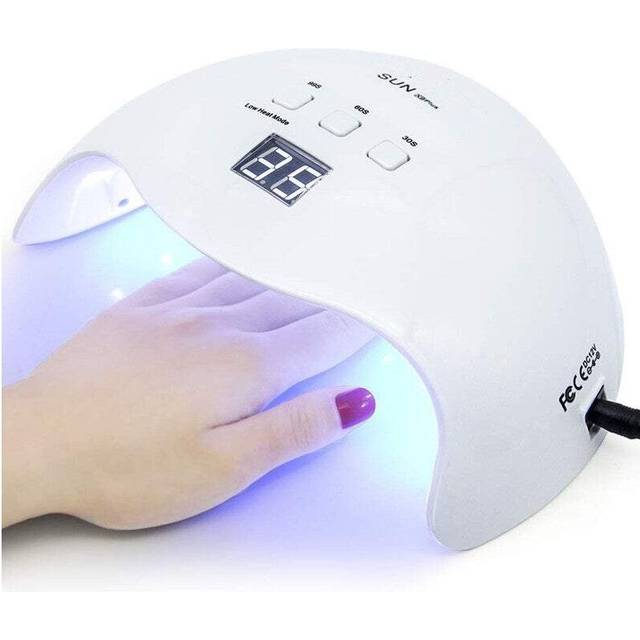 Nail Dryers Smart Lamp Gel Uv Led Dryer Polish Lamp Strip White