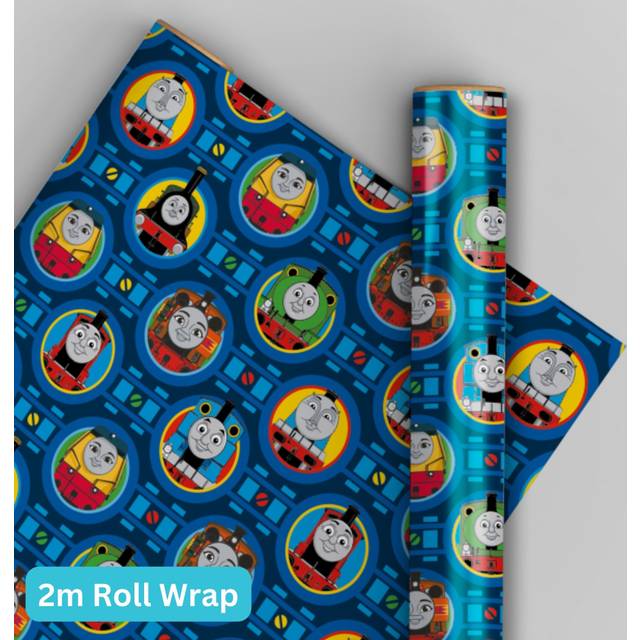 Thomas The Tank Engine Wrapping Paper 2m Roll Wrap