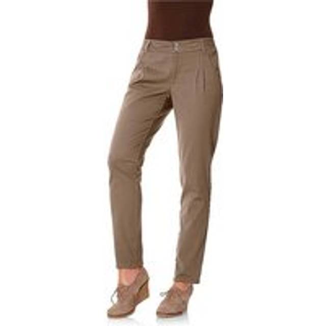 Heine Straight Leg Chinos - Camel