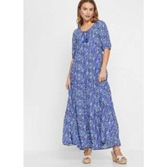 bonprix Boho Maxi Dress - Blue