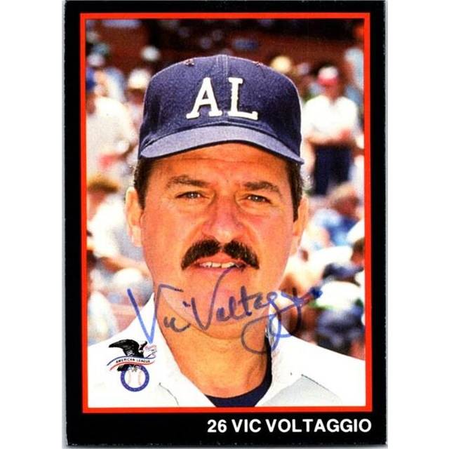 Autograph Warehouse 700625 Vic Voltaggio Autographed American League Umpire, SC 1988 T&m Sports Cards No.32 Baseball Card
