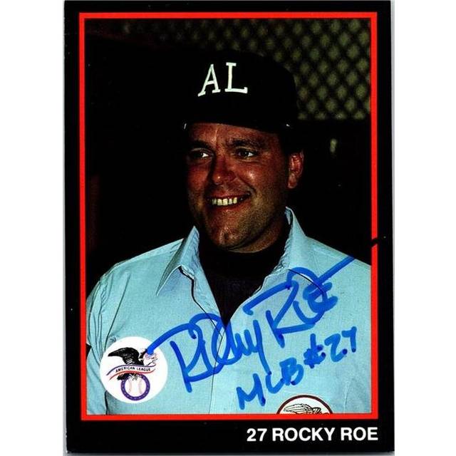 Autograph Warehouse 676675 Rocky Roe Autographed American League Umpire, SC 1988 T&m Sports Cards No.42 Baseball Card