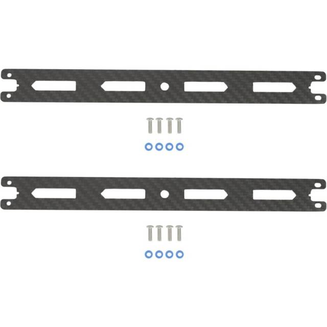 2X Carbon Fiber Second Floor Board Plate for TT02 TT02B TT-02 TT-02B 1/10 RC Car Upgrade Parts Accessories