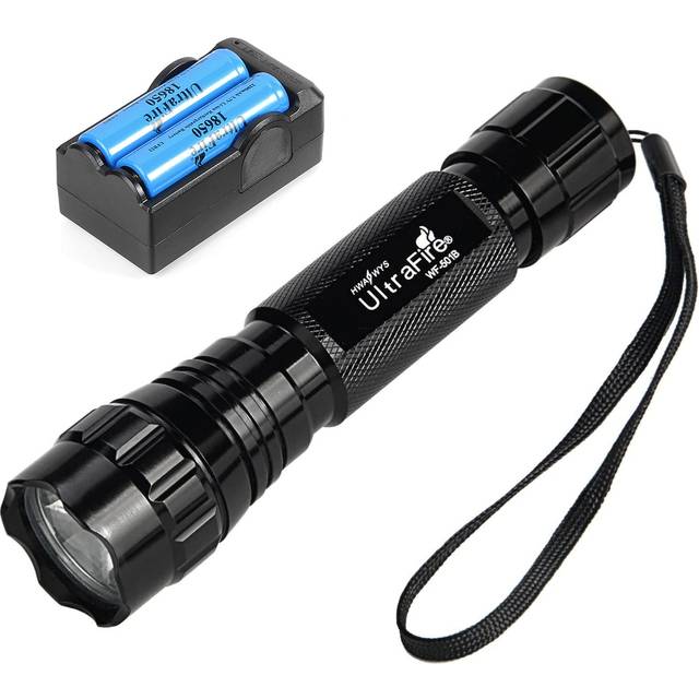 ULTRAFIRE Tactical Flashlight, WF-501B 800 Lumens Super Bright 5 Mode Mini LED Flashlight,IPX-65 Waterproof EDC Handheld Torch for Outdoor Camping and