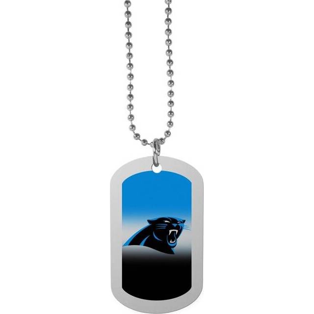 Siskiyou FTNP170 26 in. Unisex NFL Carolina Panthers Team Tag Necklaces