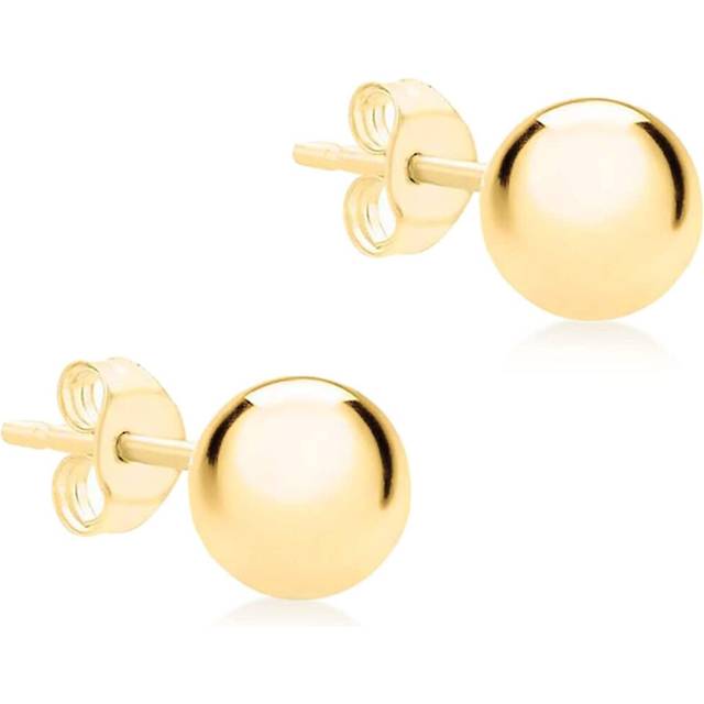 Carissima Gold Women&#39;s 9 ct Yellow Gold 8 mm Ball Polished Stud Earrings