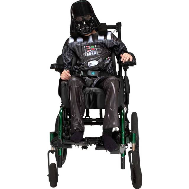 Adaptive Darth Vader Kid's Costume | Star Wars Costumes - Black&#47;Gray&#47;Red (M)