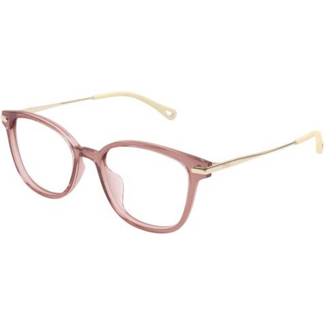 Chloé CH0219OA Asian Fit Women's Glasses, Pink, Size 53 - Transparent Brown Pink (53)