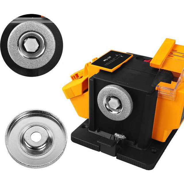 Multifunction Knifes Sharpener Grinding Wheel Circle Grinder Stone Sharpener Angle Cutting Wheel silver