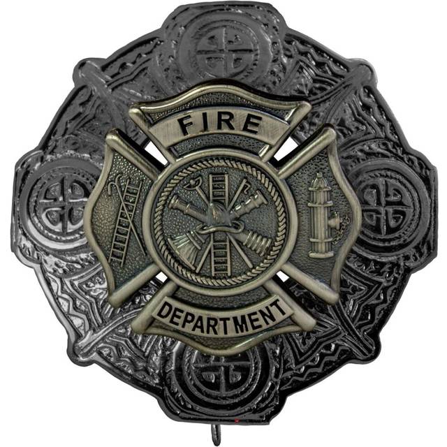 (Antique) Fire Department Badge Fly Plaid Brooches 5 Designs Scottish Made Scottish Celtic Silver Kilt Pin Brooch Badge
