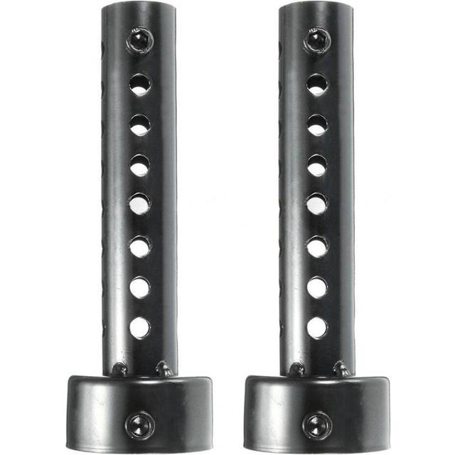 2x Universal Motorcycle Exhaust Can Muffler Baffle Db Killer Silencer 48mm Black