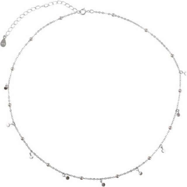 2PCS  Copper Jewelry Tassel Beads Temperament Short Personality Clavicle Chain Personality Necklaces