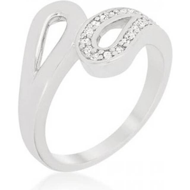 Icon Bijoux R08389R-C01-09 Fancy Split Shank Contemporary Ring, Size 9
