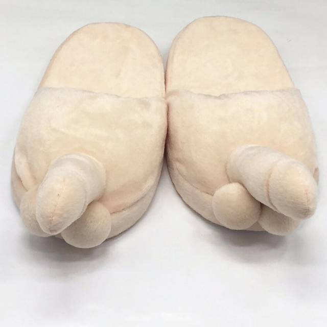 Winter Slippers Interesting Cold-proof Household Dorm Bedroom Plush Flat