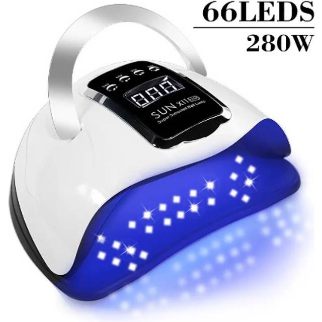 Professional Nail Drying Lamp for Manicure 280W 66LEDS Gel Polish Drying Machine with Auto Sensor UV LED Nail Lamp