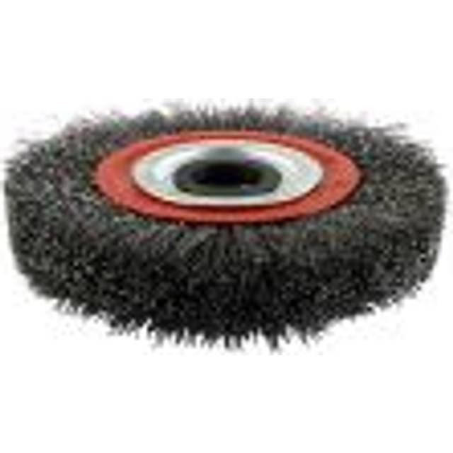 TIMCO Wheel Brush with Plastic Reducer Set Crimped Steel Wire - 200HW- you get 2