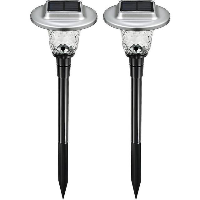 1pair Decorative Light For Garden Yard Pathway Led Rainproof Solar Light Lamp