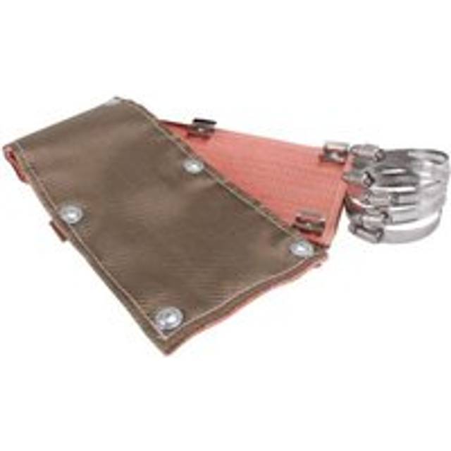 Design Engineering Titanium Exhaust Pipe Heat Shield - 6&#34; x 24&#34;
