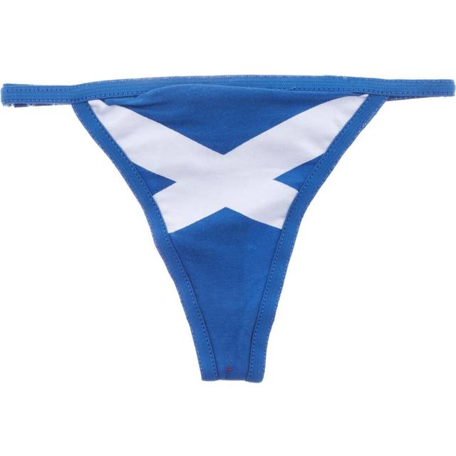 Ladies Underwear Saltire/Tartan Comfy Thong G-String Panty