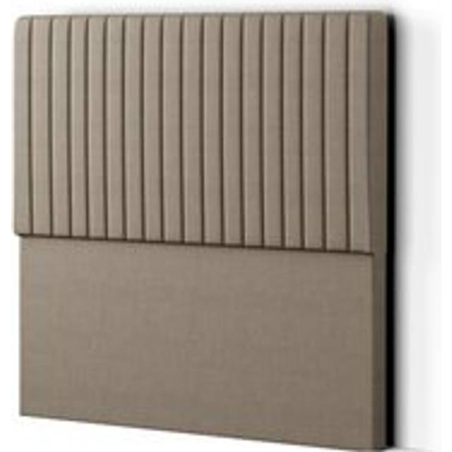 Eleganza Maryland King Size Mink Malham Weave Floor Standing Headboard - Cream