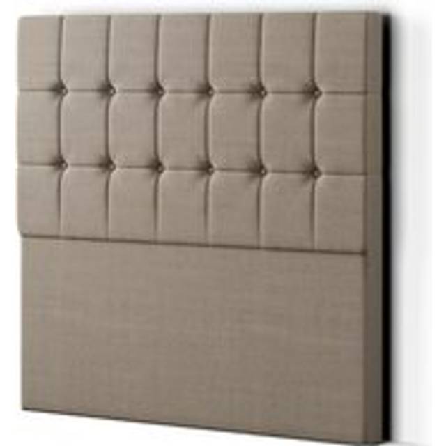 Eleganza Venezia King Size Beige Linen Floor Standing Headboard - Cream