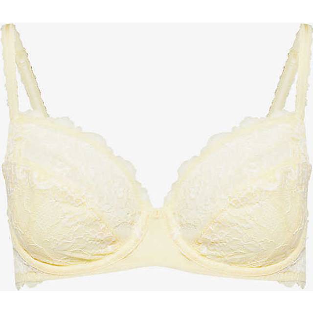 Lace Perfection Underwire Bra - Yellow (34DD)