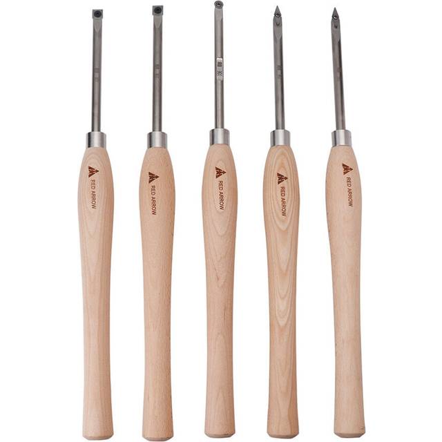 (Round 12mm) Wood Turning Tool with Wood Handle and Wood Carbide Inserts Wood Lathe Tool