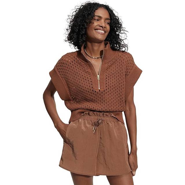 Varley Womens Rawhide Tulair Elasticated-waist High-rise Shell Shorts M