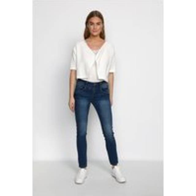Sillar Knit Bolero Cardigan - White - M/L