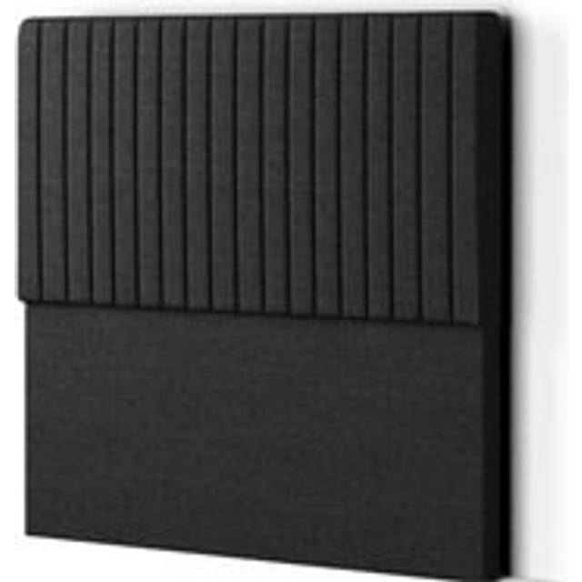 Eleganza Maryland Super King Size Black Linen Floor Standing Headboard