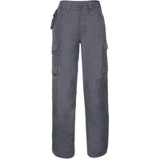 (48L, Convoy Grey) Russell Mens Heavy Duty Work Trousers