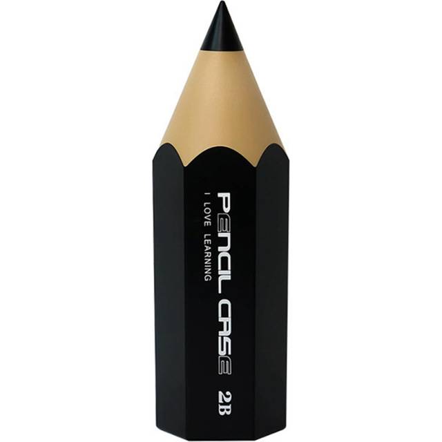 Pencil Shaped Pen Holder for Desk Dustproof Desktop Organizer Case