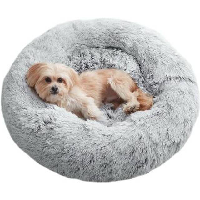 Lugnande Hundbädd Fluffig & Mysig  -  50 cm, Färg (Storlek: 50 cm, Färg: Rosa)