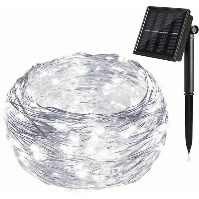 (20m, Cool White) Eranpo Solar Powered Fairy Lights