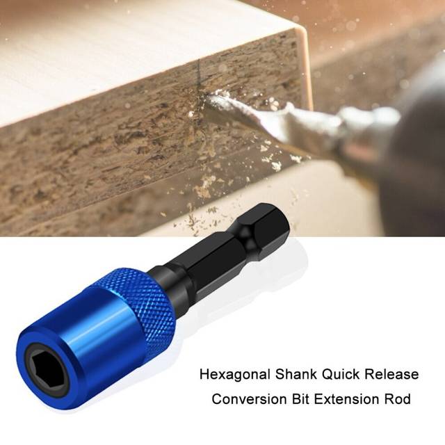 Electric Drill Screwdriver Lengthened Conversion Batch Extension Bit Adapter Hexagon Handle Self-locking Connecting Rod