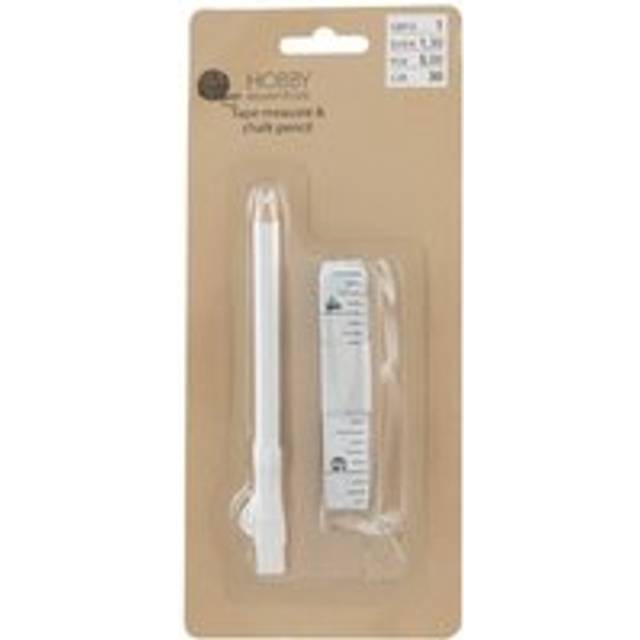 Pepco Hobby Essentials Tape Measure & Chalk Pencil