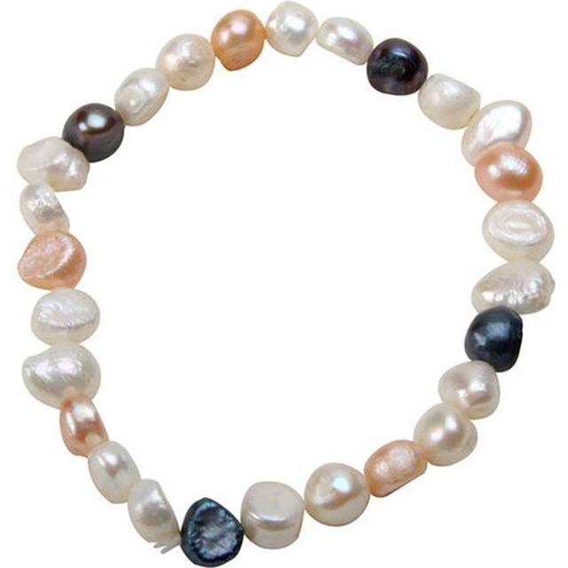 Bret Roberts Genuine Baroque Pearl Bracelet - Varied Colors - 8in.