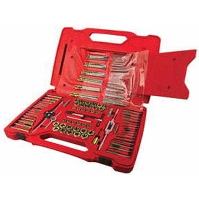117 Pc. Machine Screw, Fractional And Metric Tap And Die Drill Bit Set