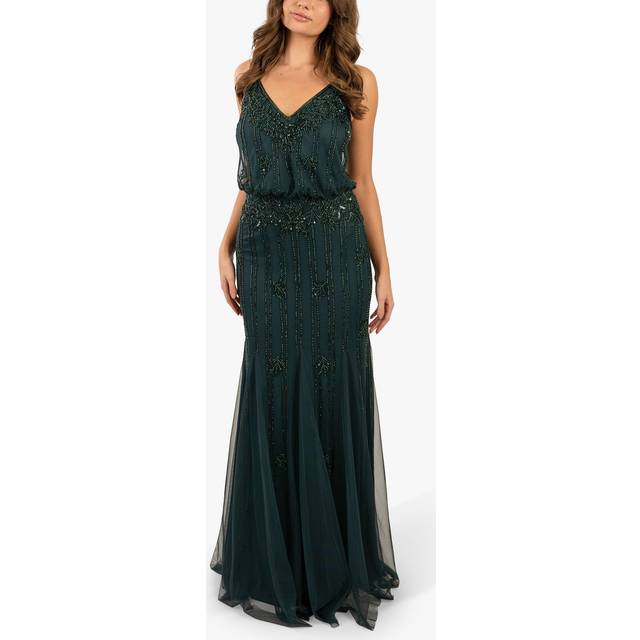 Lace & Beads Keeva Embellished Maxi Dress