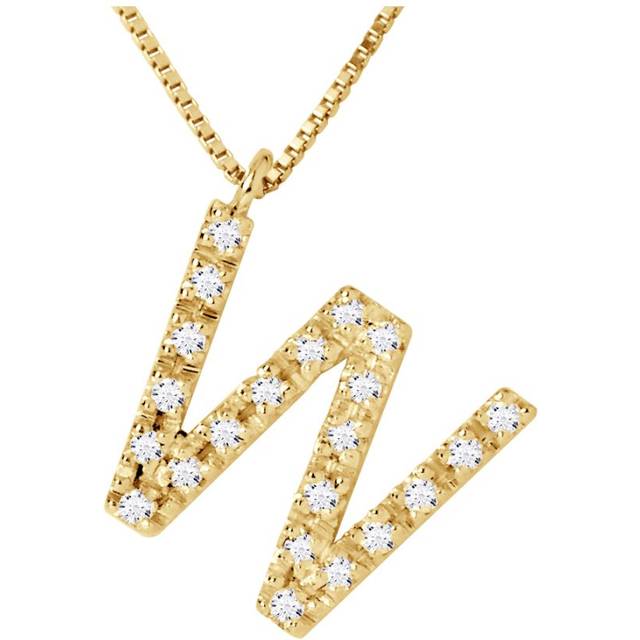 Diadema Womens - Necklace with Diamonds - W - Yellow Gold - Chaine Véntienne - White - One Size