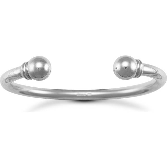 Jewelco London Silver Torque Ladies Bangle Bracelet 5mm - ABG018