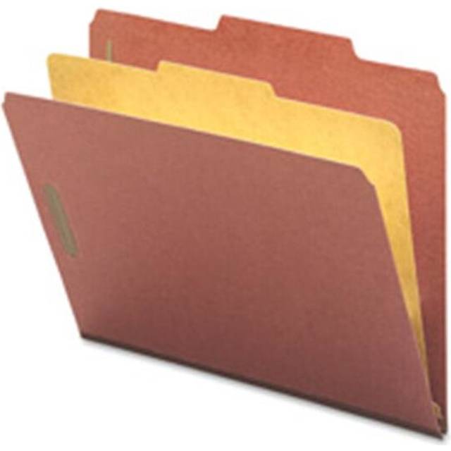 Folders- Legal- 1 Partition- 2in. Expansion- Legal- Red