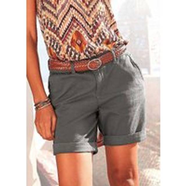 LASCANA Bermuda Shorts - Khaki