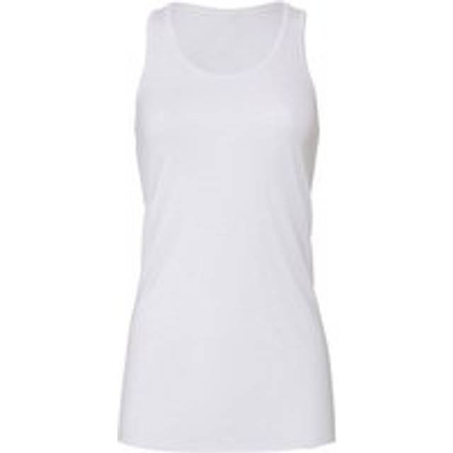 (XL, Dark Grey Heather) Bella + Canvas Womens/Ladies Racerback Flowy Tank Top