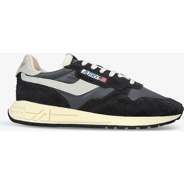Autry Leather Reelwind Low-Top Sneakers - Black - 40