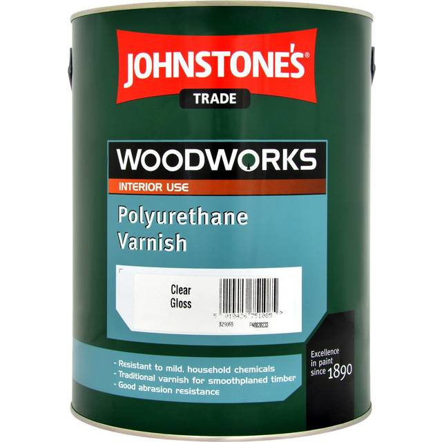 Johnstone's Trade Polyurethane Varnish Gloss Clear 2.5L