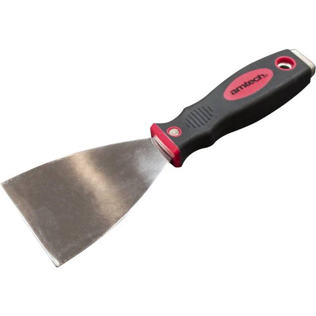 Amtech Scraper With Soft Grip Handle - 75mm 3 In Black
