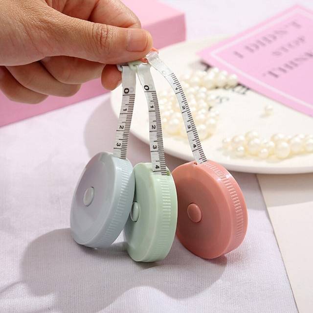 150cm/60 inch Sewing Tailor Tape Measure Retractable Body Height Measuring Meter For Waist Circumference Sewing Tailor